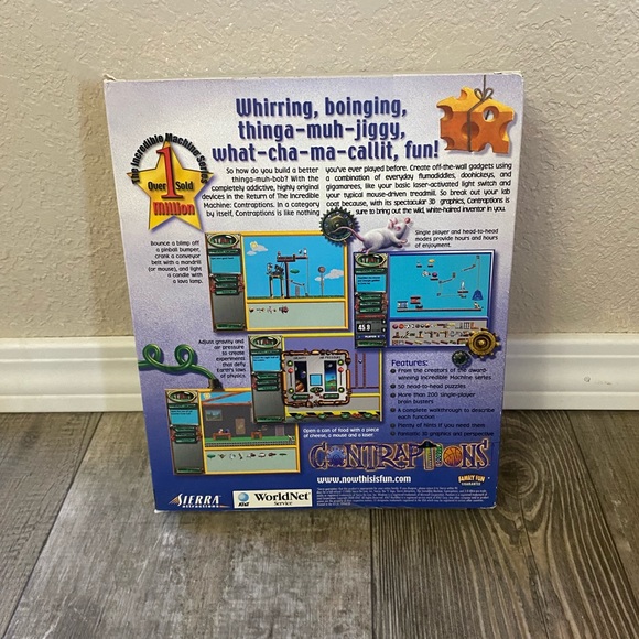 Return of the Incredible Machine: Contraptions Game Windows/Mac/PC NEW - SEALED - Picture 2 of 5